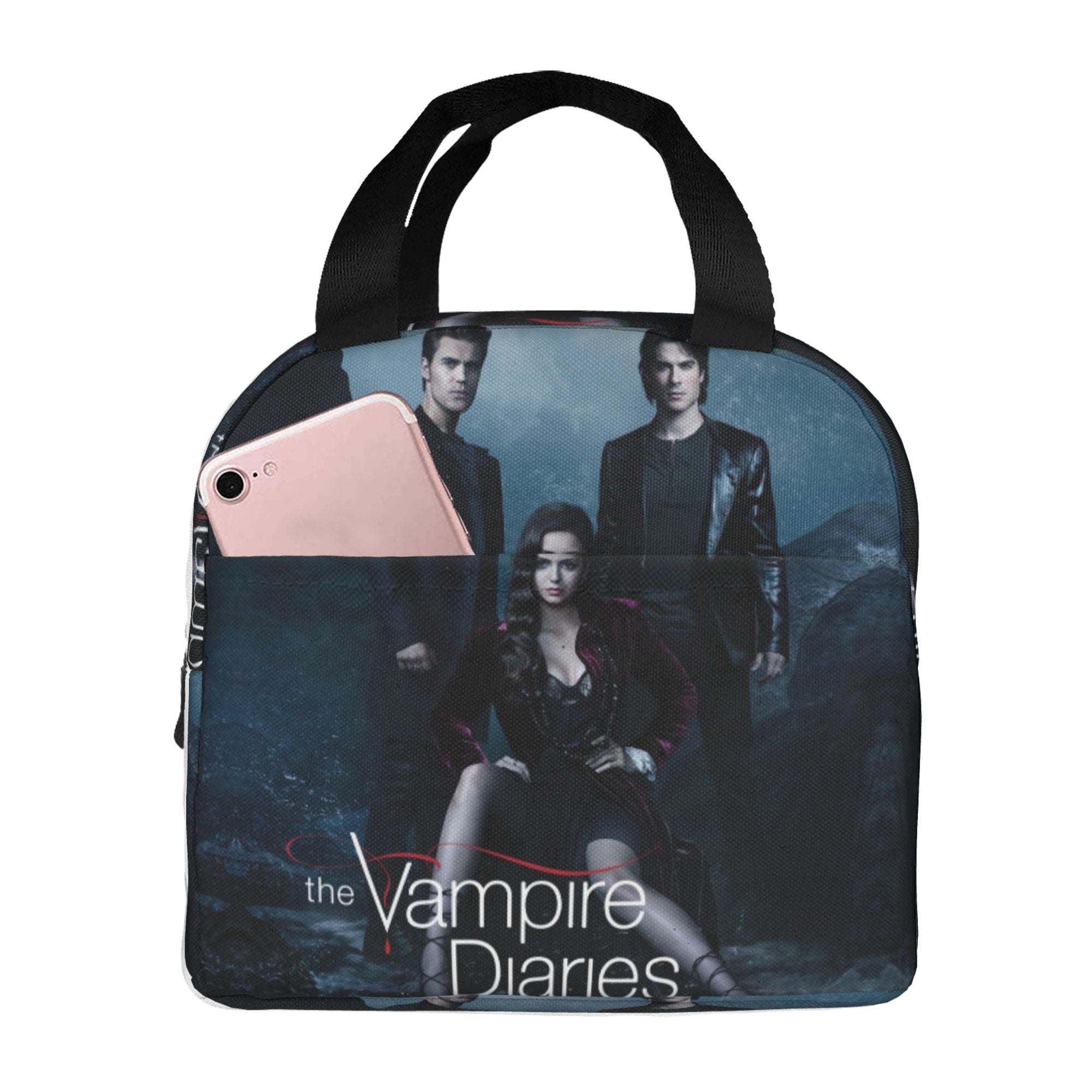 Borsa Pranzo Termica Viola Goth - Lunch Bag Isolato Portatile Per Ufficio, Viaggi E Picnic