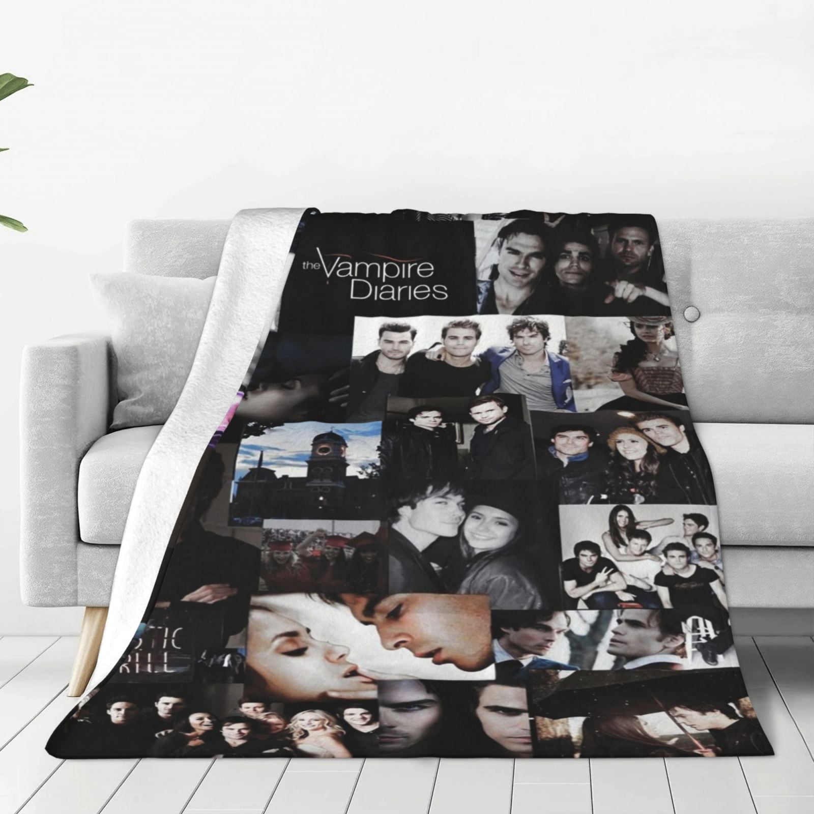 The Vampire Diaries Movie Throw Blankets Character Ultra Soft Fleece