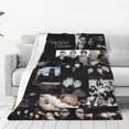 The Vampire Diaries Movie Throw Blankets Character Ultra Soft Fleece