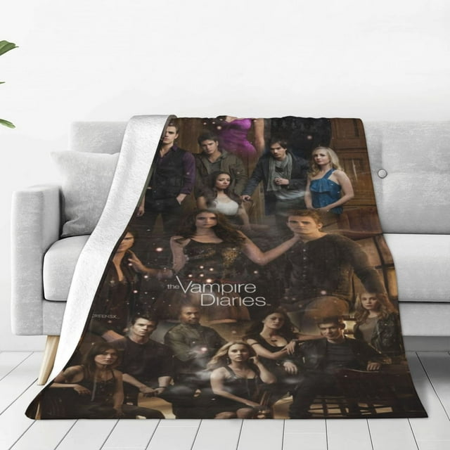 The Vampire Diaries Movie Throw Blankets Character Ultra Soft Fleece
