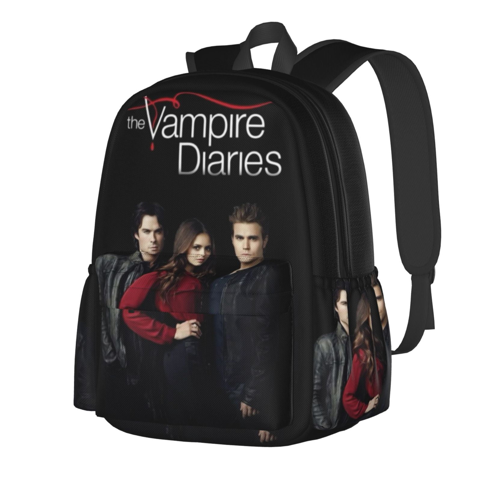 Vampire Backpack Clips The Vampire Diaries Poster Backpack Schoolbag Laptop Daypack Large ...