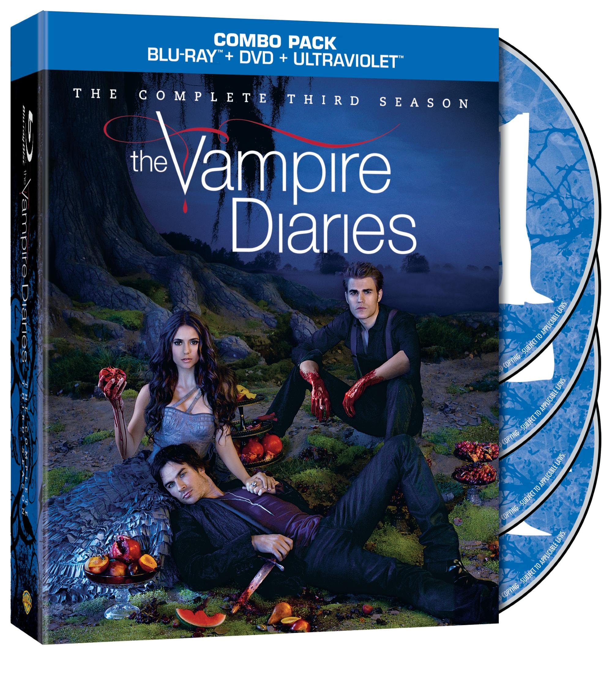 The Vampire Diaries: Season 3 (Blu-ray + DVD + Ultraviolet) - image 1 of 2