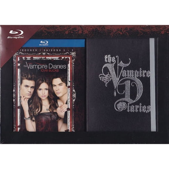The Vampire Diaries (Seasons 1-3) - 12-Disc Box Set + Notebooks [ Blu-Ray, Reg.A/B/C Import - Belgium ]