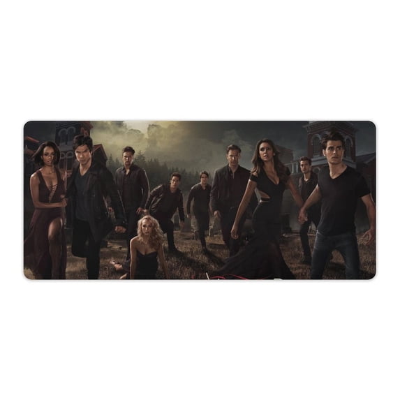 The Vampire Diaries Seasons Mouse Pad Extended Gaming No-sliped Large Desk Mat Stitched Edge Keyboard Mat Mousepad
