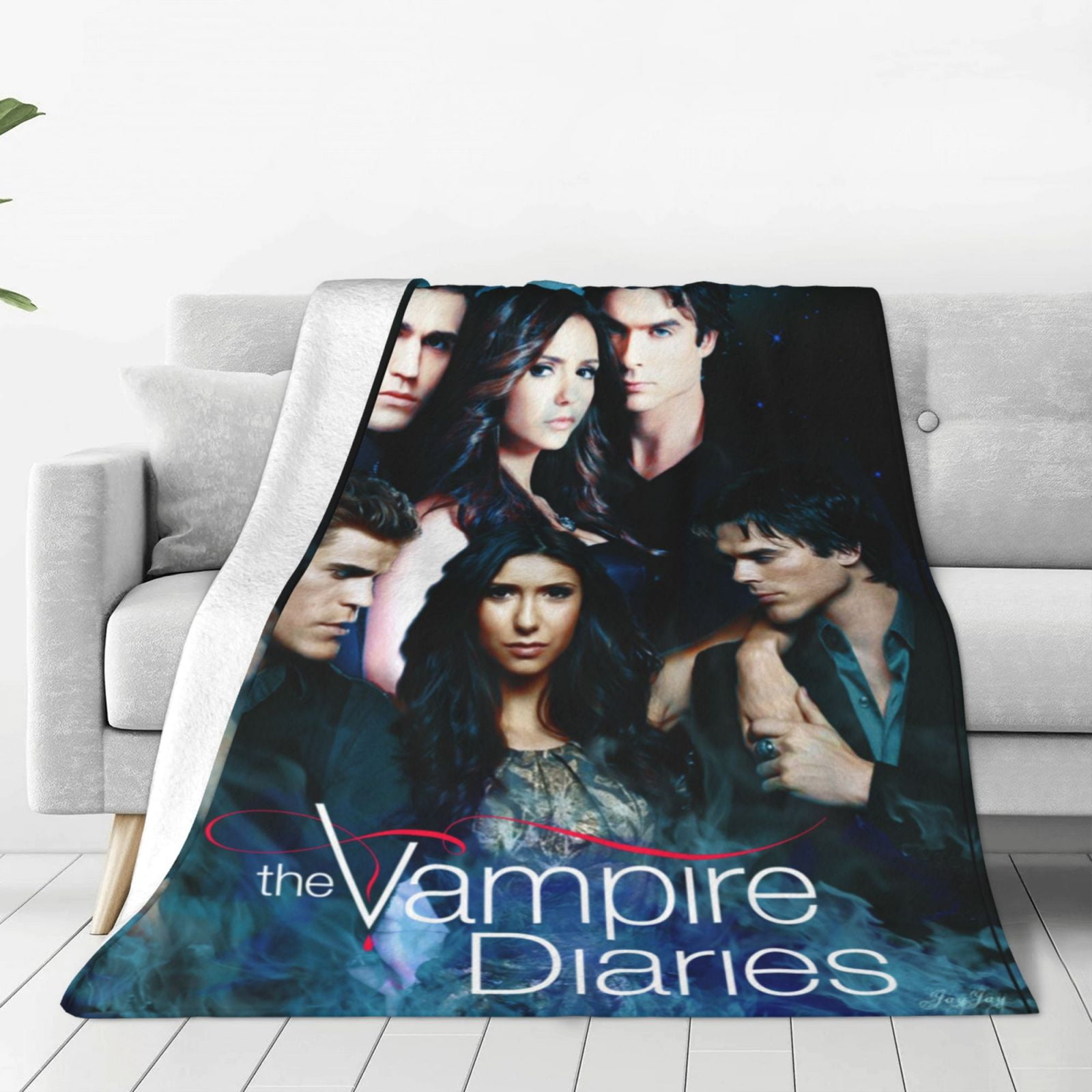 The Vampire Diaries Throw Blanket Couch Bed Sofa Soft Lightweight Warm