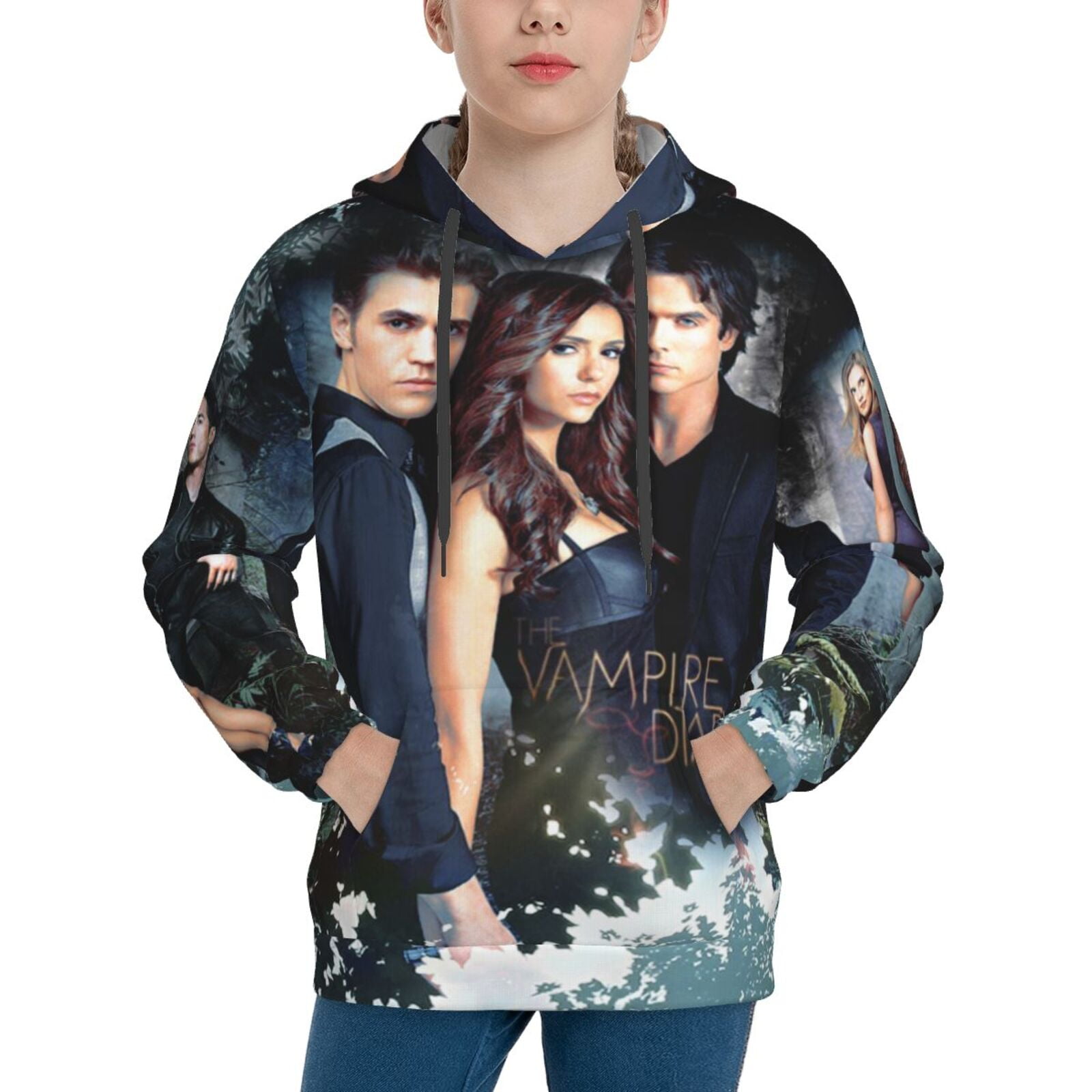 HOT Men Hoodies The Vampire Diaries Merch Hoodie The