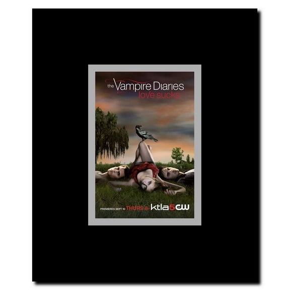 The Vampire Diaries - style A Framed Movie Poster