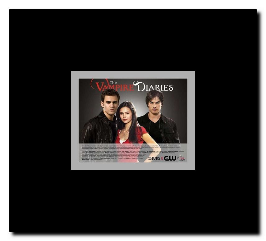 The Vampire Diaries - style B Framed Movie Poster