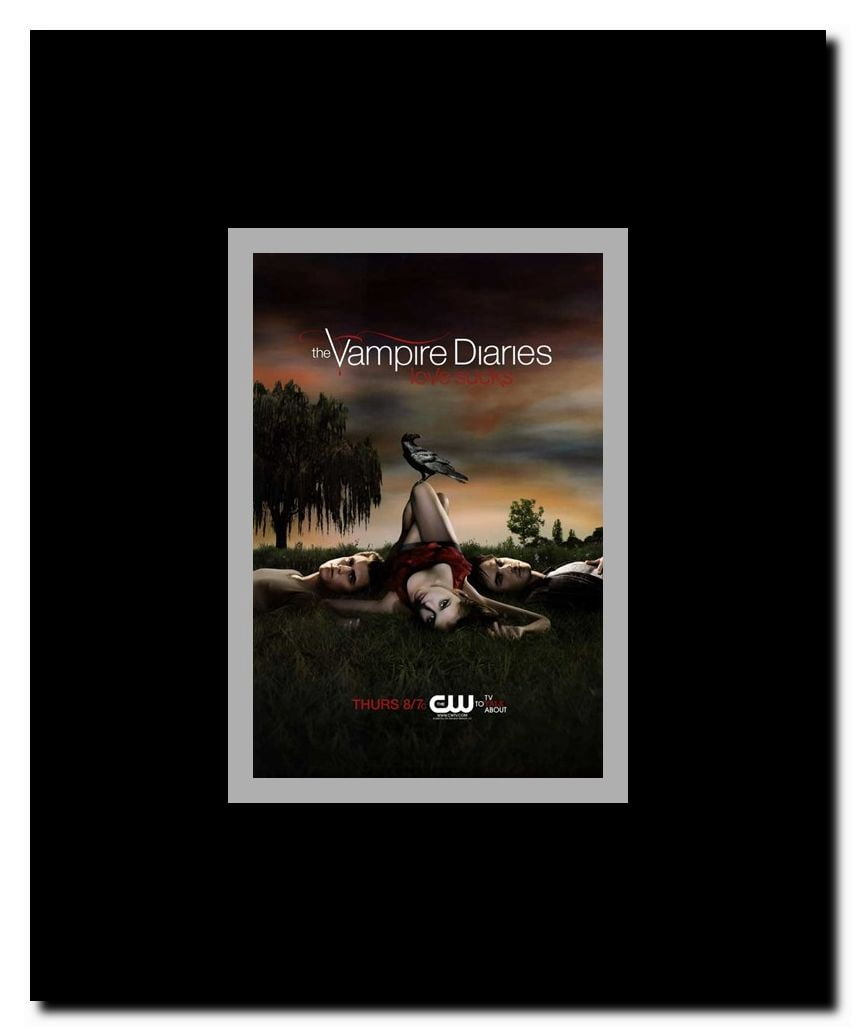 The Vampire Diaries - style C Framed Movie Poster