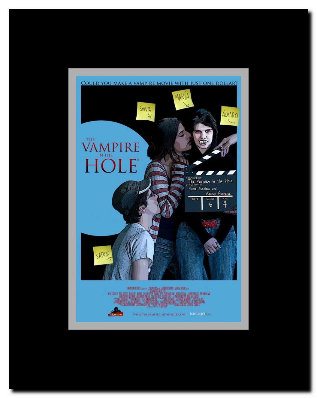 The Vampire in the Hole Framed Movie Poster