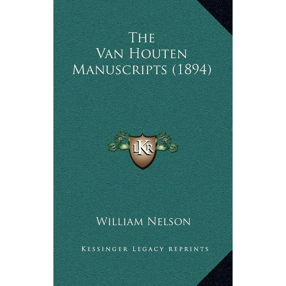 The Van Houten Manuscripts (1894) (Hardcover)