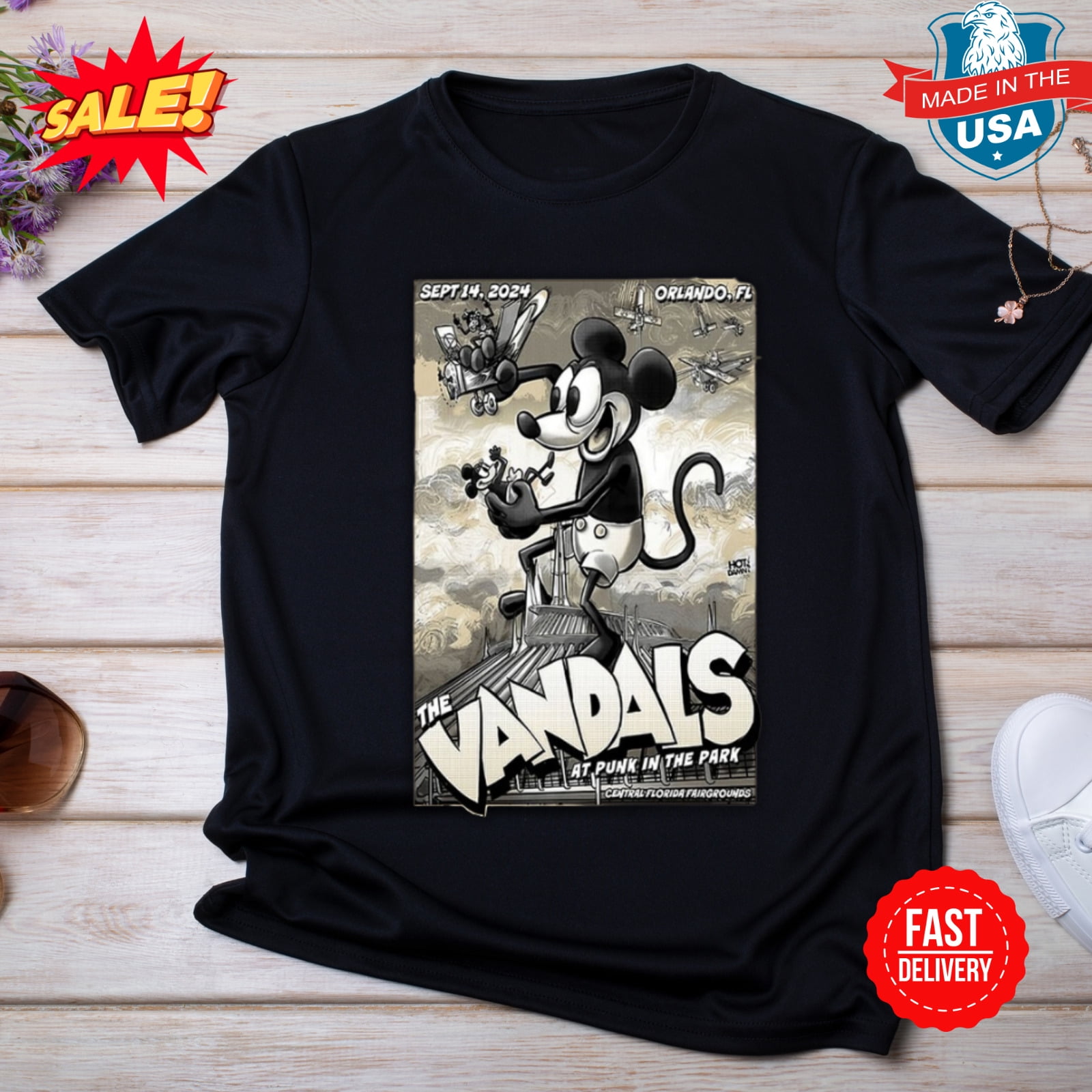 The Vandals Orlando FL 2024 At Punk On September 14th Classic TShirt