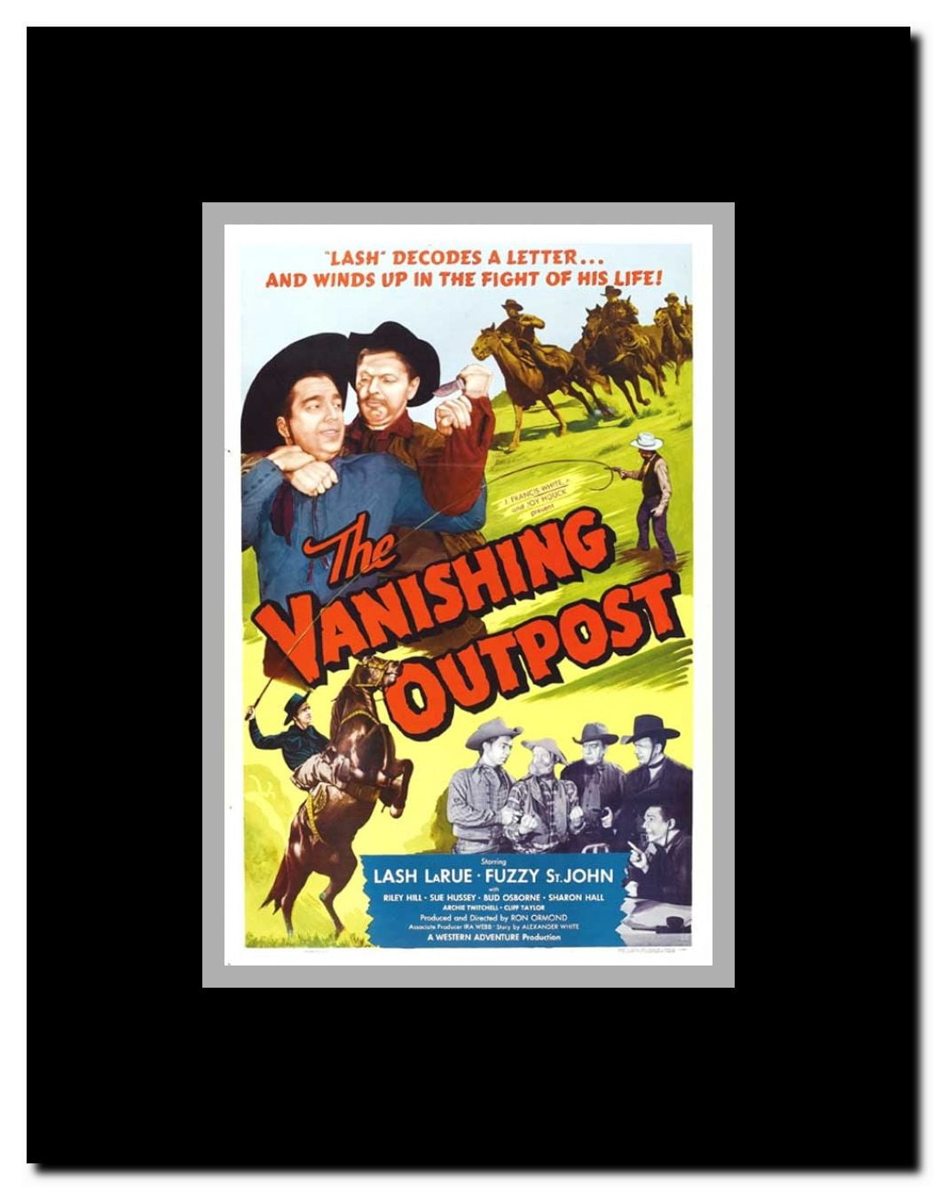 The Vanishing Outpost Framed Movie Poster