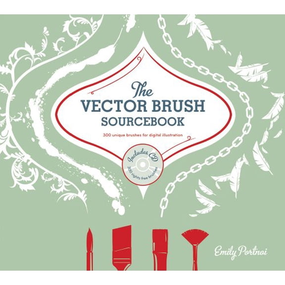Pre-Owned The Vector Brush Sourcebook: 300 Unique Brushes for Digital Illustration [With CDROM] Paperback