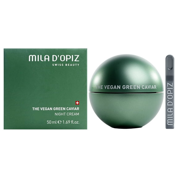 The Vegan Green Caviar Night Cream by Mila D Opiz for Women - 1.69 oz Cream