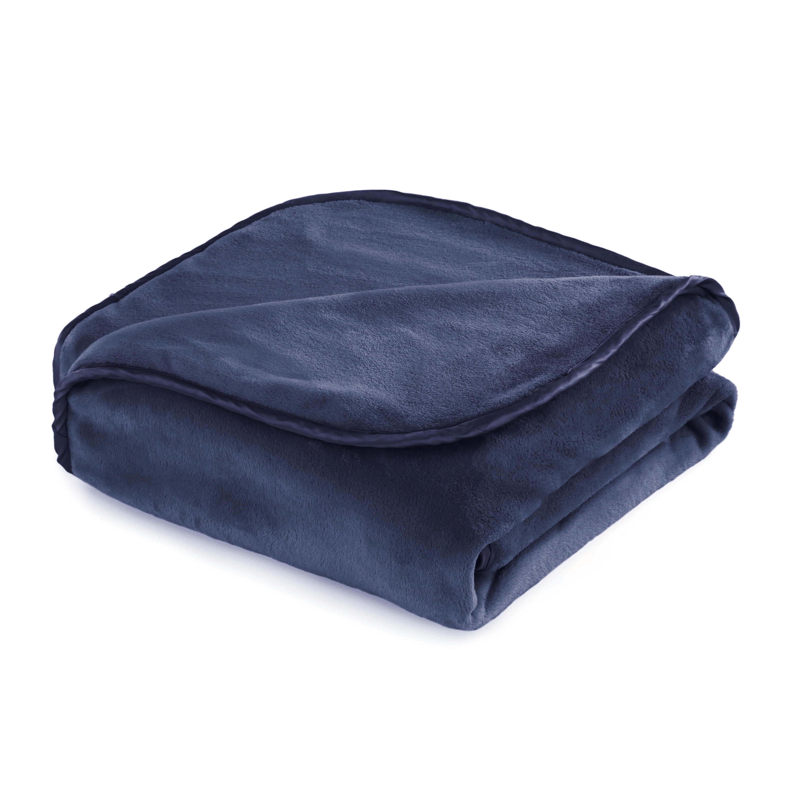The Vellux Heavy Weight 12 Pound Weighted Navy Blanket