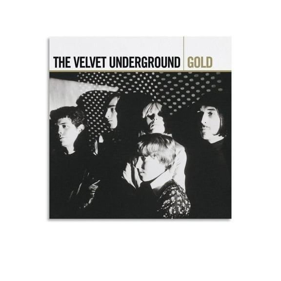 The Velvet Underground - Gold Music Cover Canvas Poster Bedroom Decoration Landscape Office Valentine's Birthday Gift