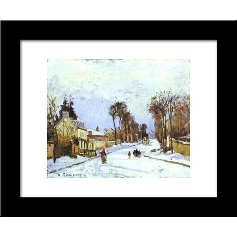 Camille Pissarro、LA GRAND'ROUTE, LOUVECI La Route de Louveciennes - Camille Pissarro | Musée d'Orsay