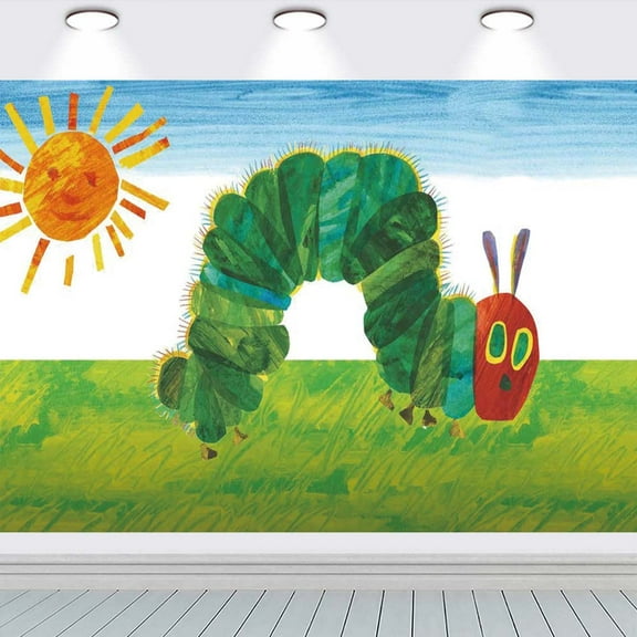 The Very Hungry Caterpillar school Wall Decor Birthday Banner Backdrop Background Party Supplies Taspestry