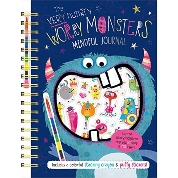 Pre-Owned The Very Hungry Worry Monsters Mindful Journal Paperback