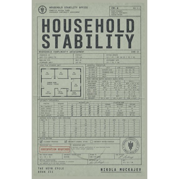 The Veyr Cycle Household Stability, Book 3, (Paperback)
