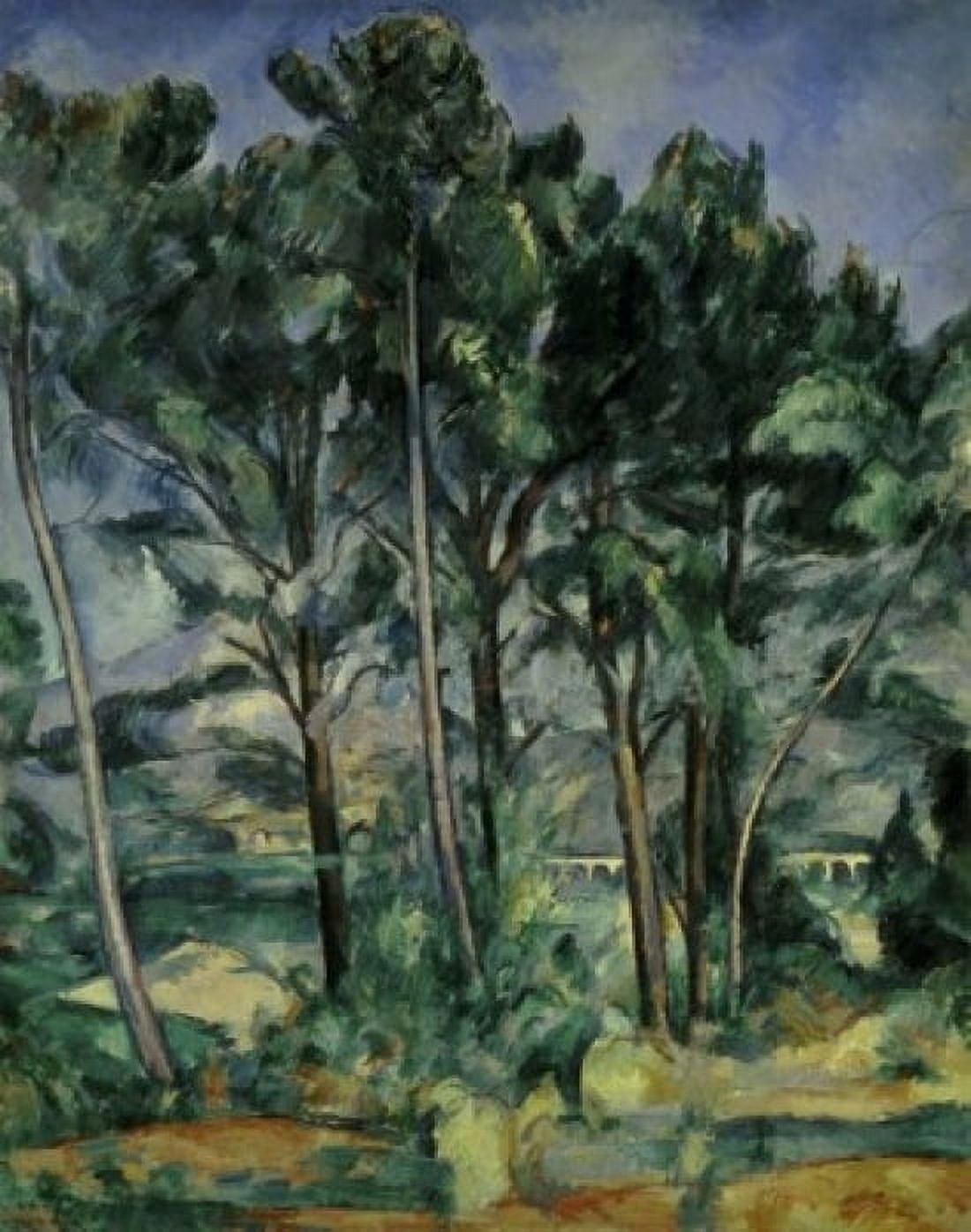 The Viaduct 1887-1890 Paul Cezanne (1839-1906 French) Oil on canvas Museum of Modern Western Art Moscow Russia Canvas Art - Paul Cezanne (24 x 36)