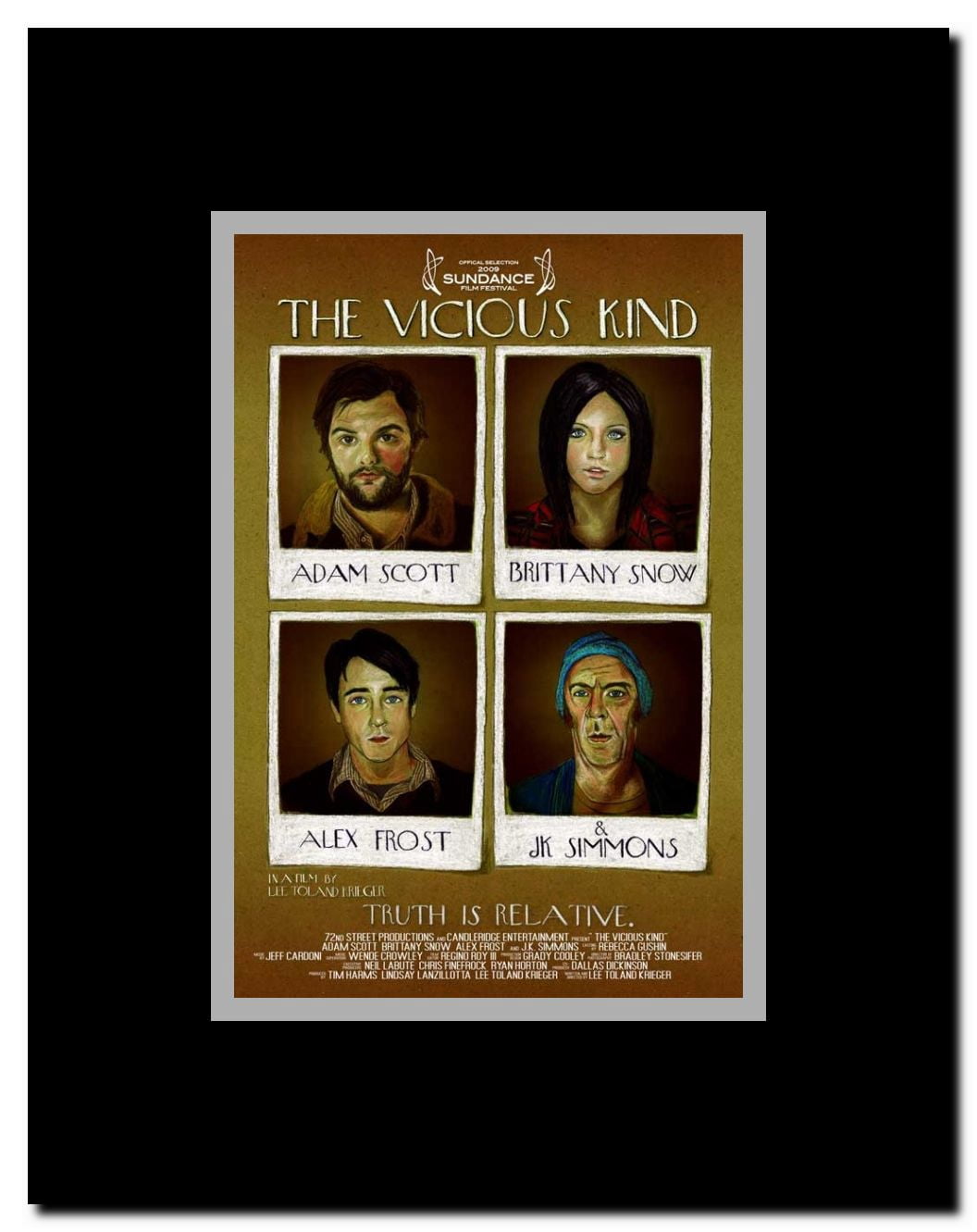 The Vicious Kind Framed Movie Poster