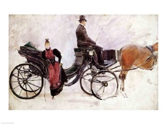 The Victoria c1895 Canvas Art - Jean Beraud (24 x 18)