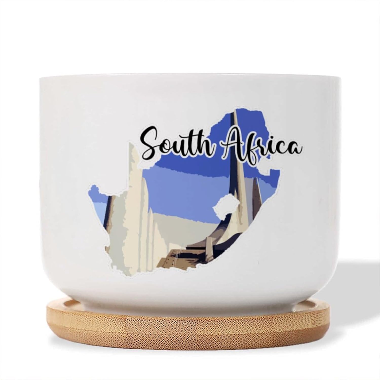 The View Of South Africa Ceramic Planters South Africa Map Plant Live