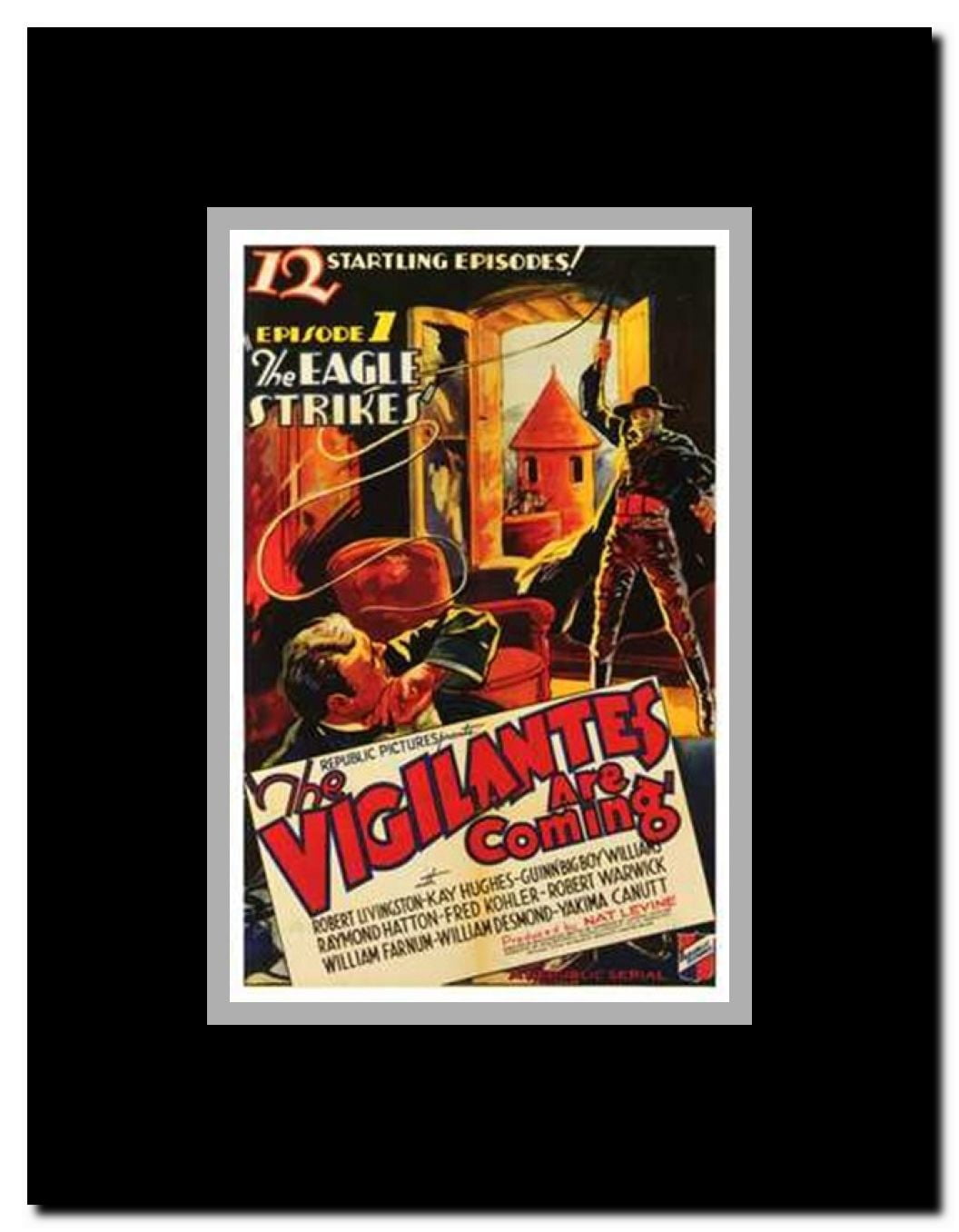The Vigilantes Are Coming Framed Movie Poster
