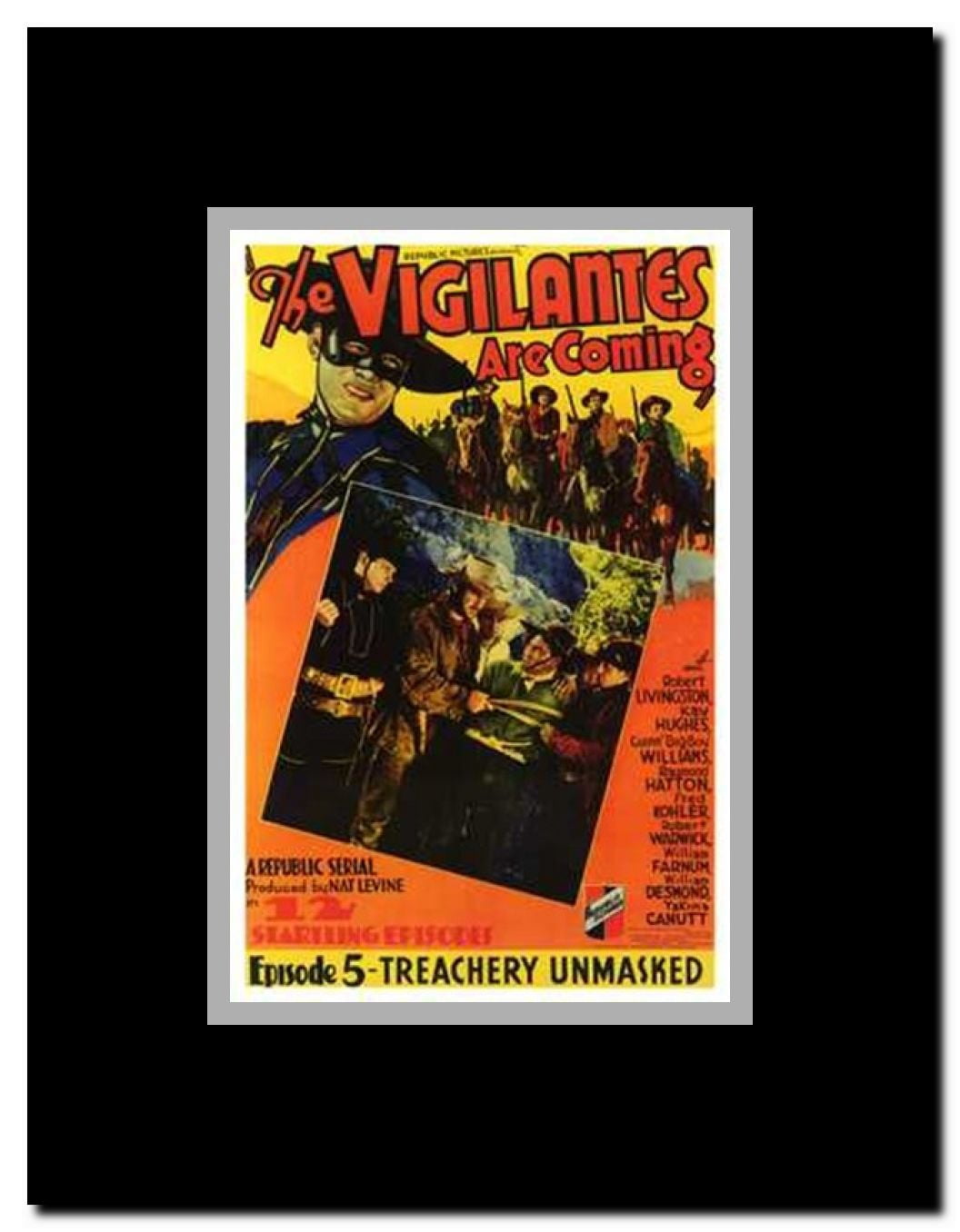 The Vigilantes Are Coming Framed Movie Poster