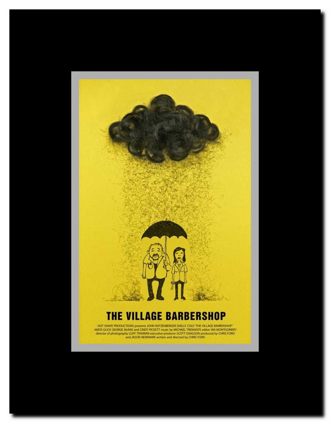 The Village Barbershop Framed Movie Poster
