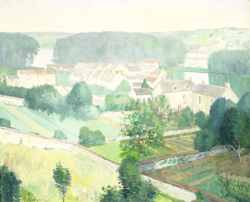 The Village Of Sannois Canvas Art -  (36 x 24)