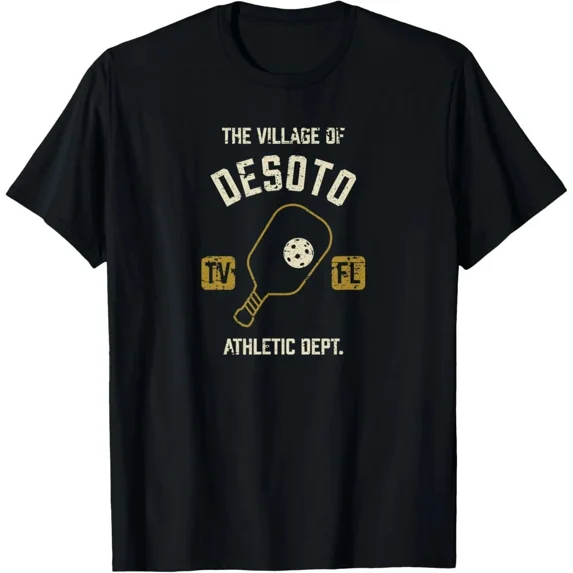 The Village of Desoto Pickleball Distressed T-Shirt