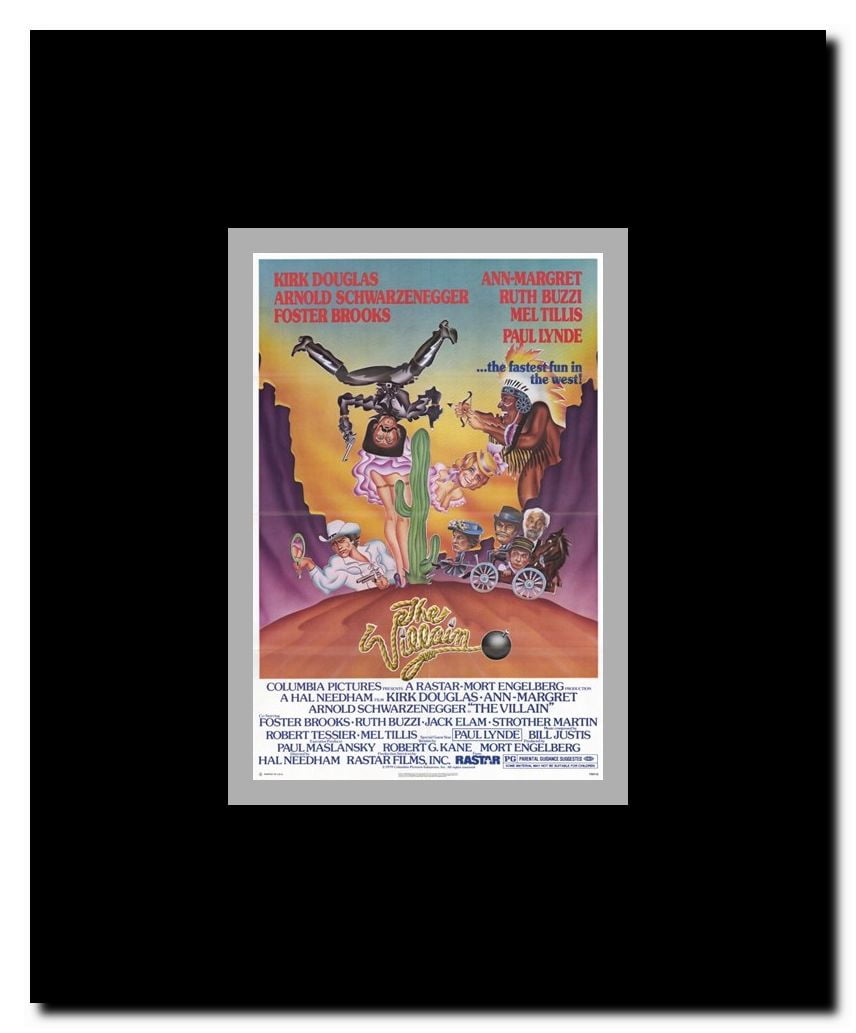 The Villain Framed Movie Poster