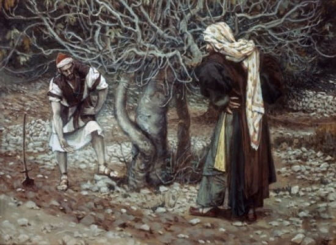 The Vine Dresser & The Fig Tree James Tissot (1836-1902 French) Canvas Art - James Tissot (24 x 36)
