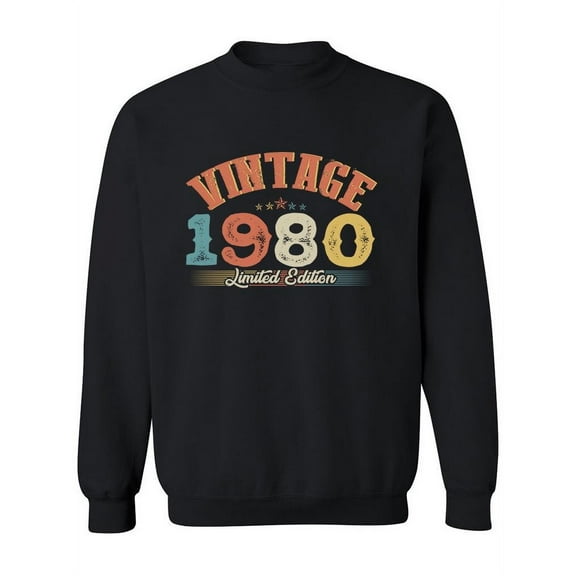 The Vintage 1980 Edition Sweatshirt Women -Image by Shutterstock, Female Small