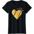thumbnail image 1 of The Vintage Pirate Baseball Heart with Skull Hat Tee Shirt, 1 of 3