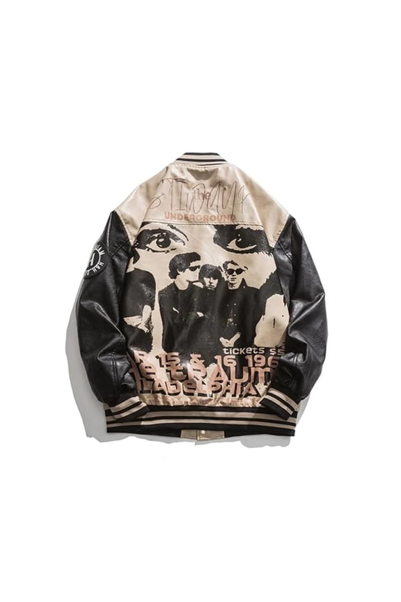 The Vintage Rider-1968 Leather Motorcycle Letter Jacket
