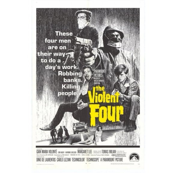 The Violent Four Movie Poster Print (27 x 40)