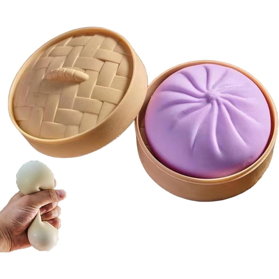 The Viral Mystery Dumpling, Squishy Dumpling, Mystery Dumpling Squishy, Soft Squeeze Decompression Dough,Brings You Joy and Surprises