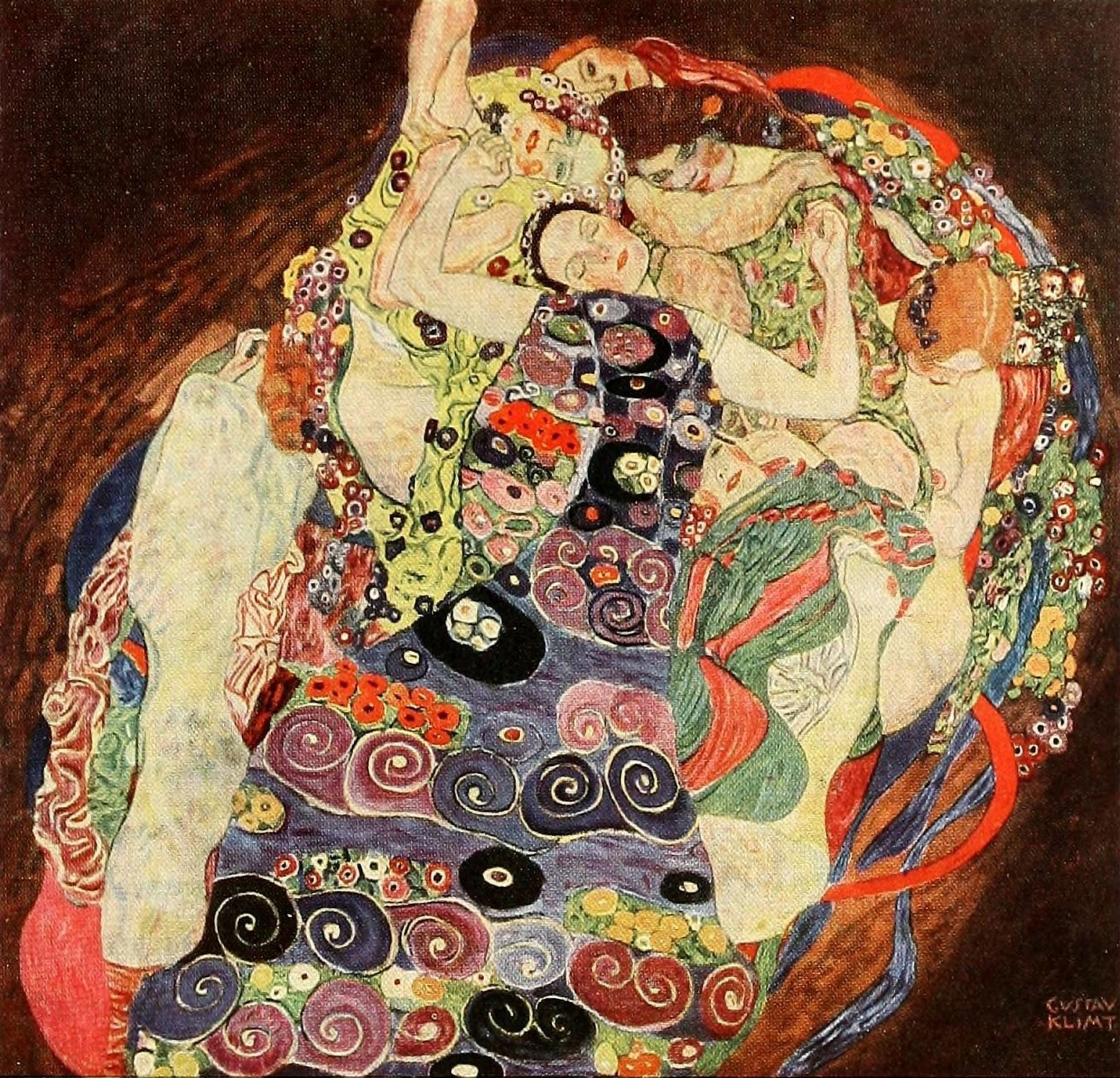 The Virgin 1913 Canvas Art - Gustav Klimt (18 x 24)