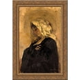 thumbnail image 1 of The Virgin Mary 18x24 Gold Ornate Wood Framed Canvas Art by Sorolla y Bastida, Joaquin, 1 of 2