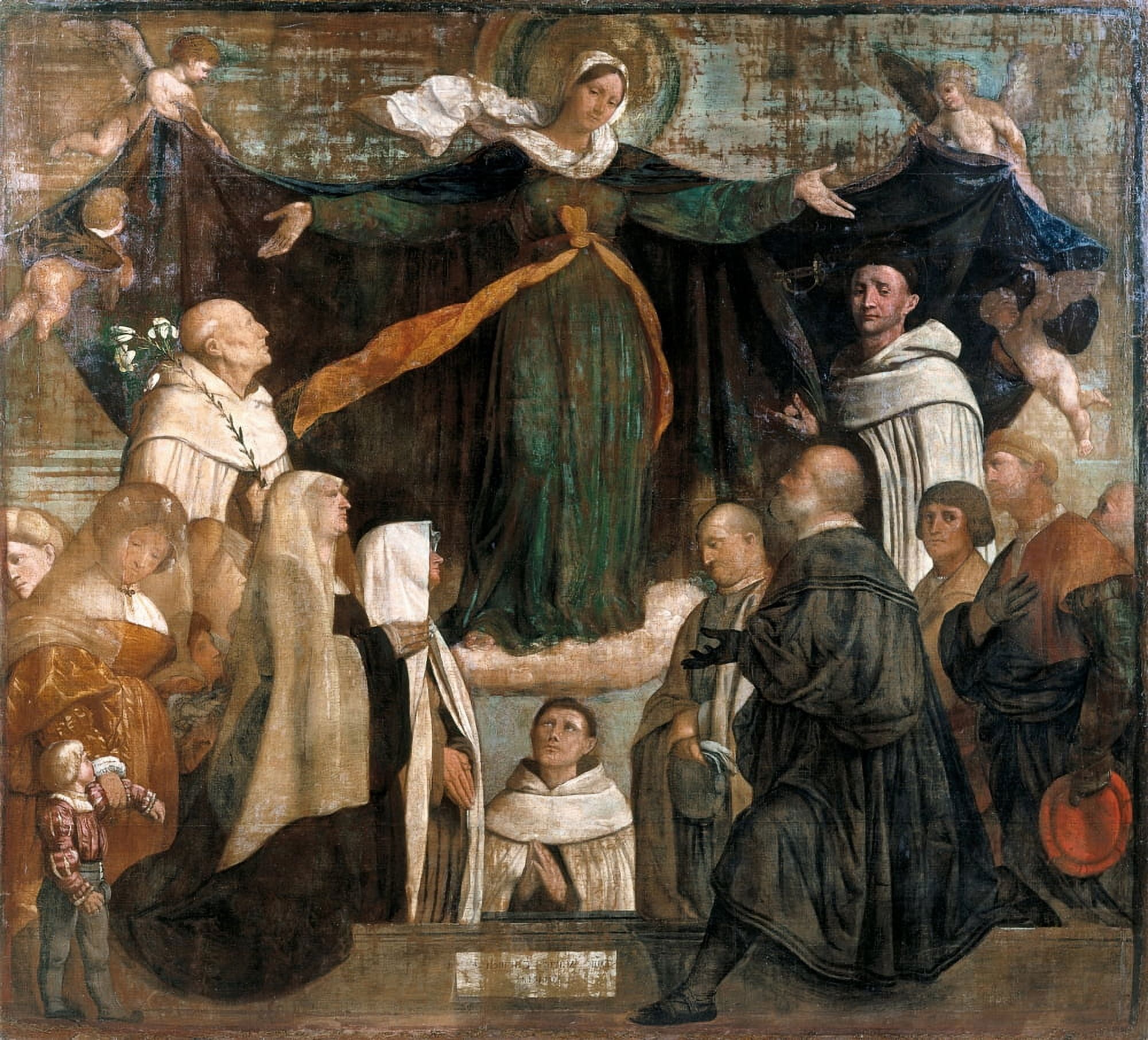 The Virgin Of Carmel Canvas Art - (24 x 18)