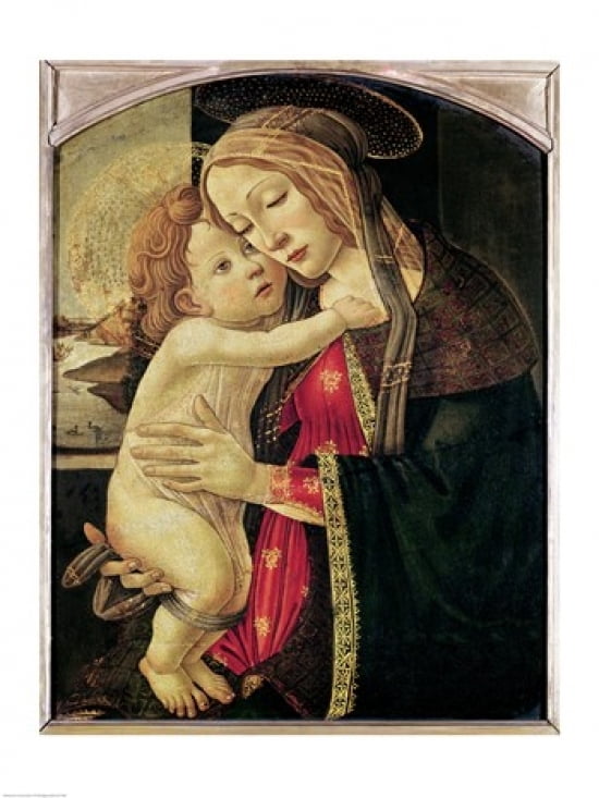 The Virgin and Child c1500 Canvas Art - Sandro Botticelli (24 x 36)