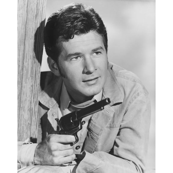 The Virginian Gary Clarke With Pistol TV Western 24x36 Classic Hollywood Poster