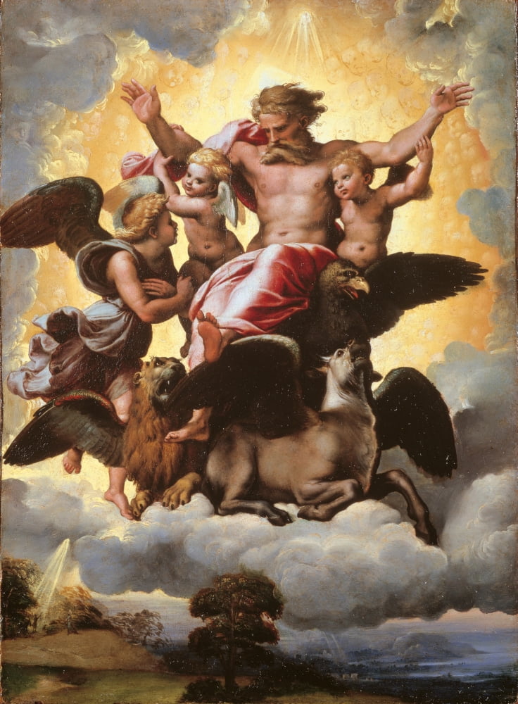 The Vision Of Ezekiel Canvas Art - (18 x 24)