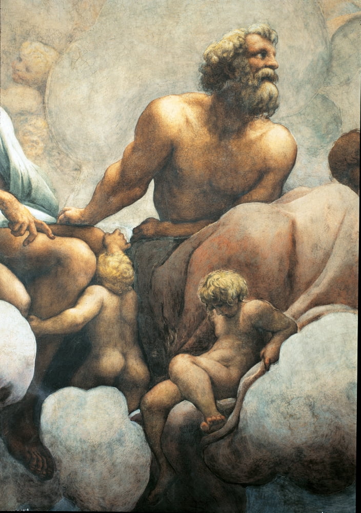The Vision Of St John The Evangelist Canvas Art - (24 x 36)