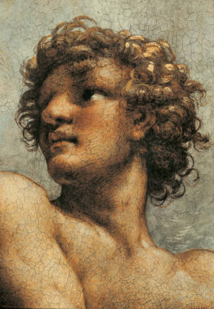 The Vision Of St John The Evangelist Canvas Art - (24 x 36)
