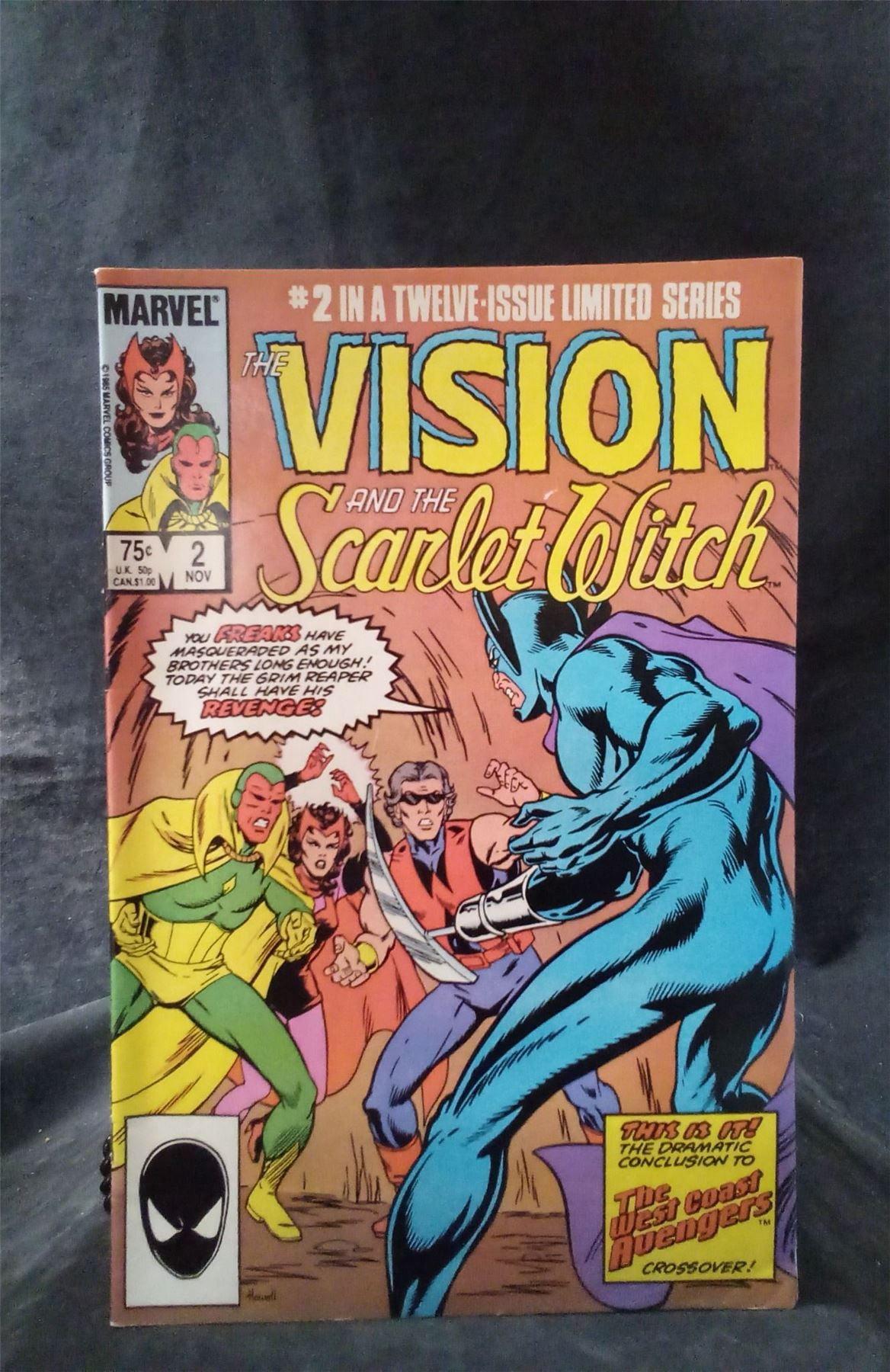 Pre-Owned The Vision and the Scarlet Witch #2 1985 Marvel Comics Comic ...